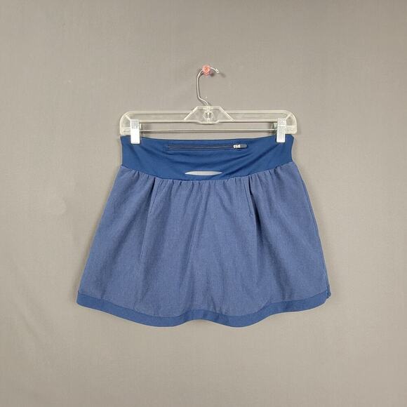 Under Armour Skort S Blue HeatGear Wrap Front Athleisure - Picture 3 of 8